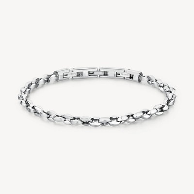 Bracciale con catena maglia caffè uomo Brosway Riptide BTD029 acciaio 316L.