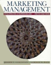 Marketing Management: Strategies and Programs (MCGRAW HILL SERIES IN MARKETING),