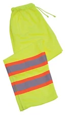 Delta Plus WELS210 100% Polyester Class 3 Knit Mesh Work Pant Hi-Viz Lime