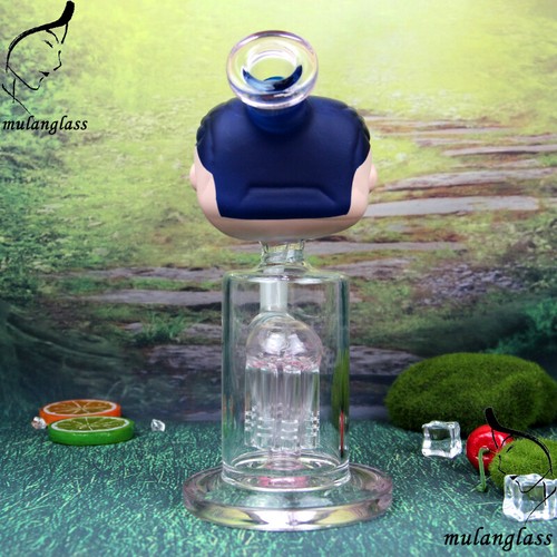8 bracci alberi rosa ragazza regalo cartone animato bong da collezione narghilè vetro tubo acqua - Foto 7 di 10