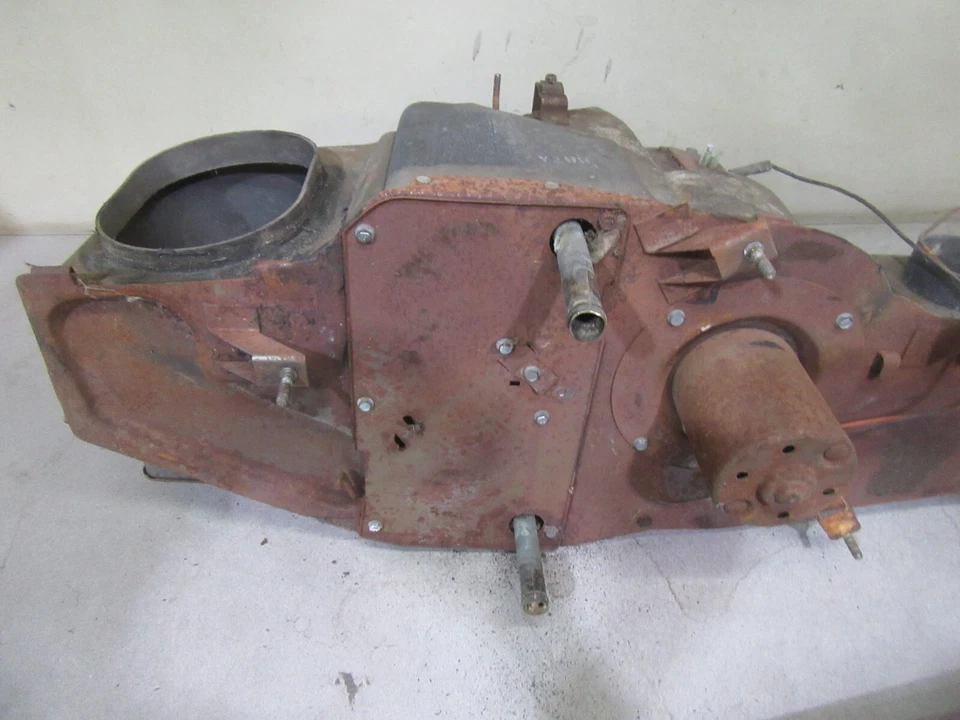 1964 Ford Galaxie 500 interior firewall heater core housing duct assembly fan - Image 3 of 4