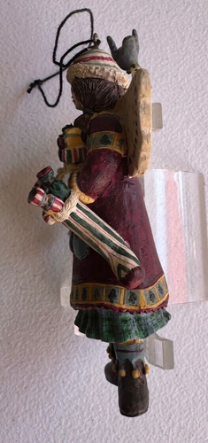 De Colección Debbie Mumm Navidad Ángel Adornos Conjunto de 2 Arte Popular Vacacional *DEFECTUOSO - Imagen 15 de 21