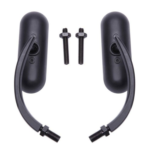 Motorcycle Mini Oval Side Mirrors Fit For Harley Street Glide Softail Road King. - Foto 8 di 12