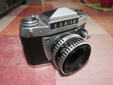 Fotoapparat EXA 1a von Pentacon Dresden mit Objektif Tessar 2,8/50 (411M)