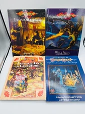 Rare Dragonlance Book Lot Tower of High Society, Campaign, History, Weis, Perrin