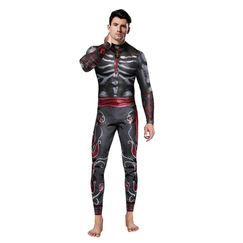 Cosplay Mortal Kombat Ninja Warrior Mask Jumpsuits Halloween Bodysuits Zentai - Picture 4 of 7
