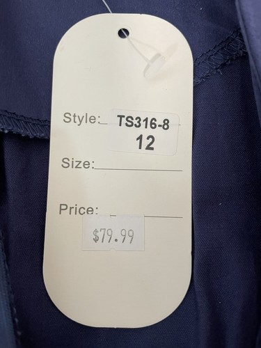 BNWT Tequila Sunrise Womens Dress Navy Pleated A Line Size 12 RRP$79.99 - Picture 4 of 7