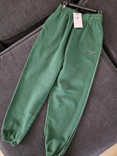 Nike sportswear oversized green sweatpants fleece jogger pants kids girls Medium - Picture 9 of 12