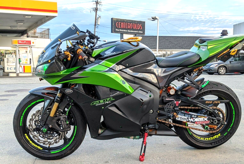 CARBON FIBER CENTER TRIM 07-08-09-2007-2008-2009-2010-2011-2012 HONDA CBR 600RR - Picture 2 of 11