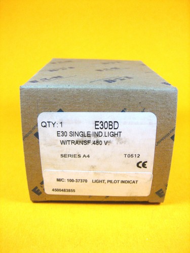 Cutler Hammer Eaton - E30BD - Luz indicadora única con transformador, 480V - Imagen 2 de 6