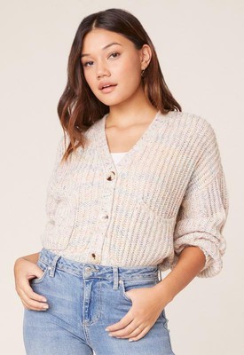 bb dakota rainbow cardigan