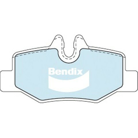 Rear Brake Pad Set For Mercedes Vito 111 2.1 CDi W639 11/03-07/06