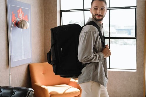 TSA Approved Carry on Convertible 4in1 Travel Garment Duffel Bag Water-Resistant - Picture 3 of 6