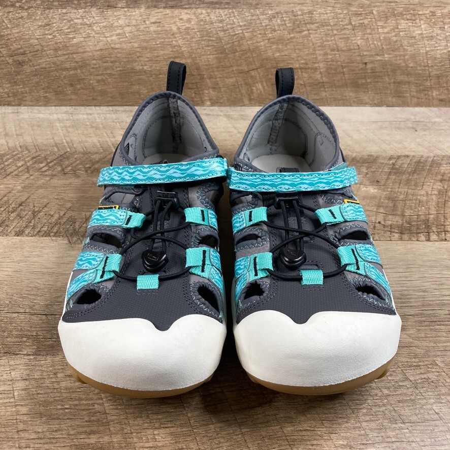 Scarpe da ginnastica KEEN Legion blu e grigio Aqua Knotch cave per ragazze taglia 7 NUOVE