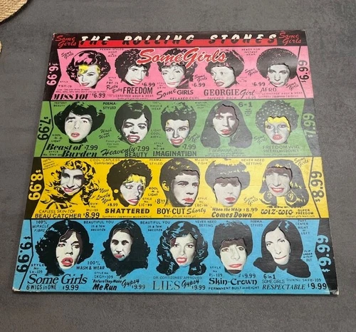 The Rolling Stones "Some Girls" 1st Press  3C 064-61016 1978 Italy. Uncensored.