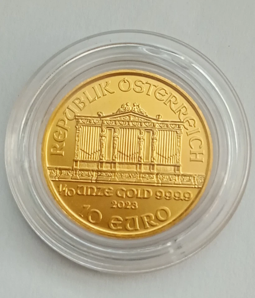 Gold 999 1/10 Oz Austrian  - Image 3 of 4