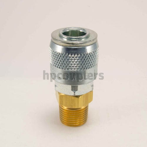 Tru-Flate - Automotive Quick Coupler Air Hose Connector Fittings 3/8" T Style - Picture 3 of 6