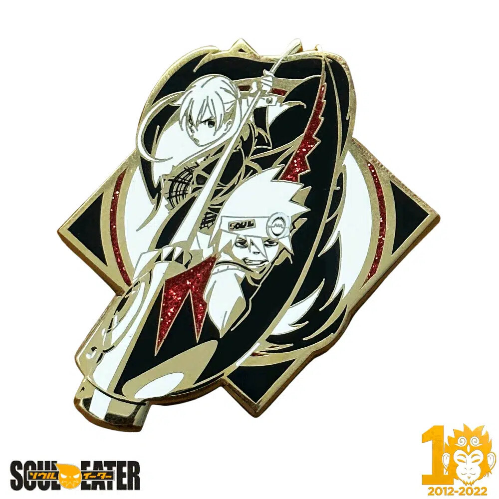 ZMS 10th Anniversary: Maka & Soul - Soul Eater Pin (TiBS