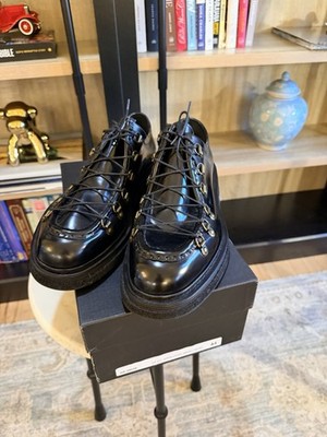 Sturlini Firenze Men s Black Leather Oxford Lace-Up Shoes US 11 EU 44
