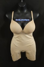 Skims Ultimate Body Butt and Hip Pad Mid-Thigh Bodysuit BD-ONS-9674W Clay sz XL