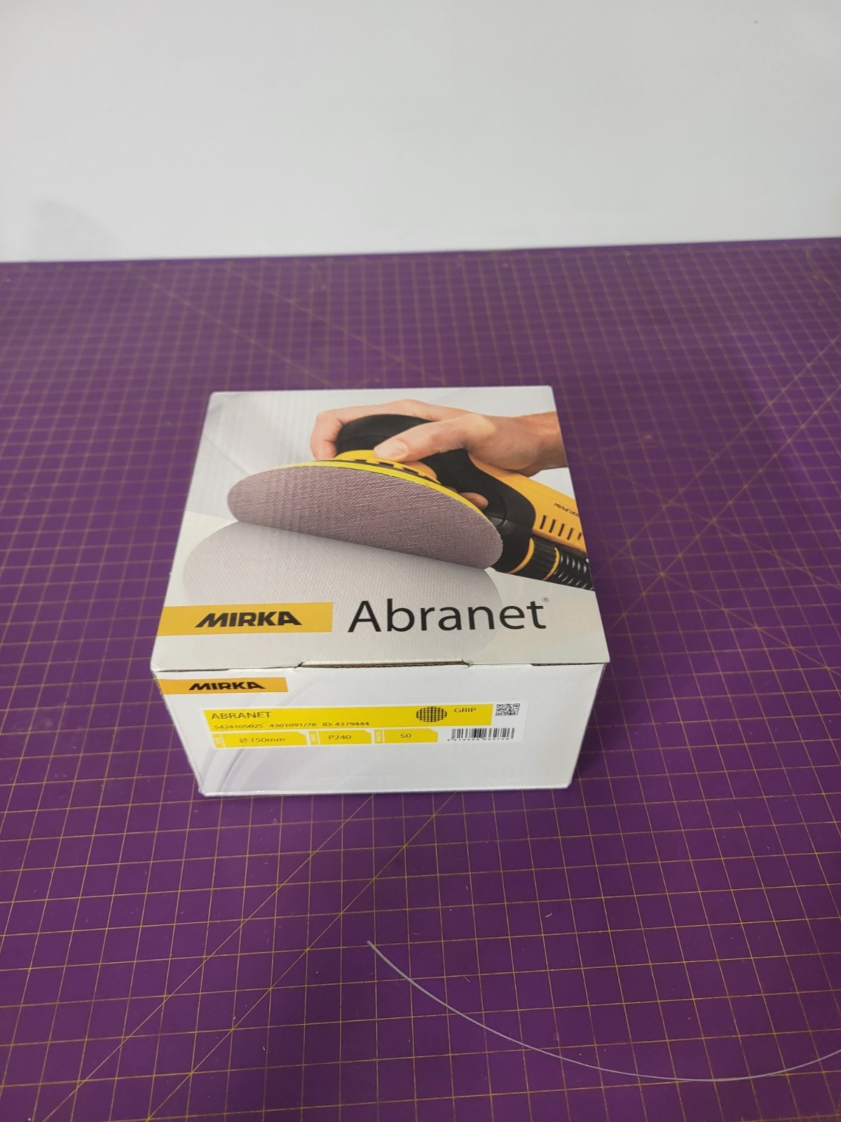 Mirka® Abranet 5424105025, Ø 150 mm, P240, Gitternetz, Kletthaftend, PA Gitterne