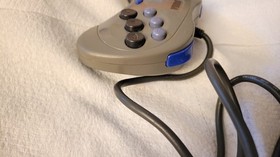 *untested As-is Read* Hss-0101 Sega Saturn Gray Controller Game Pad Grey 