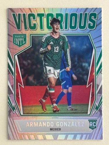 2026 Panini Mexico INTL Victorious #1 Armando Gonzalez RC Rookie Silver Holo SSP