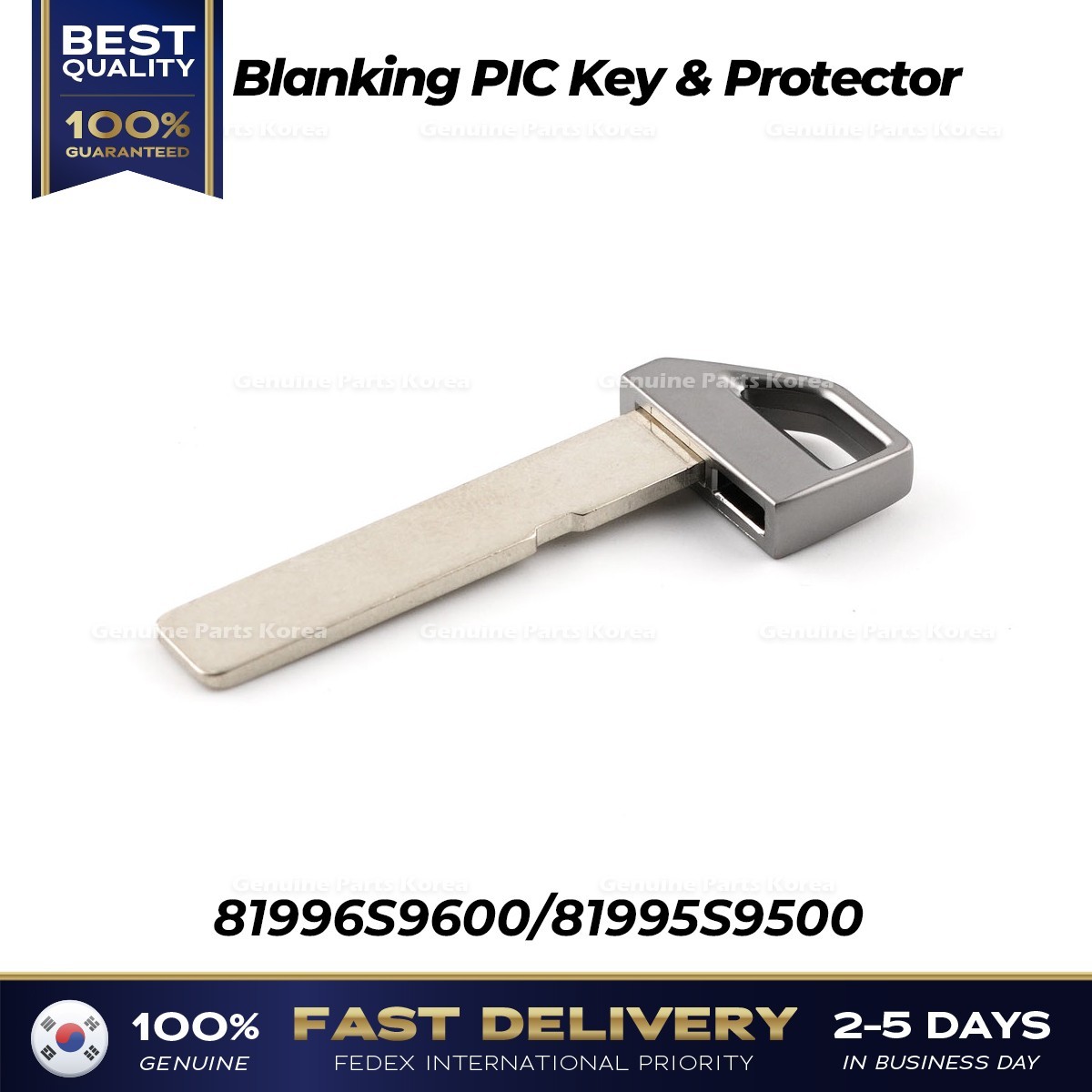 ⭐Genuine⭐ Blanking PIC Key & Protector 81996S9600 for Kia K5