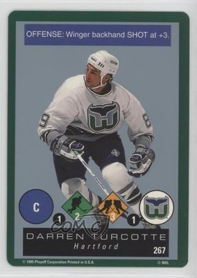 1995-96 Playoff One on One Challenge Darren Turcotte #267 0q3