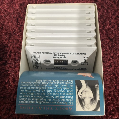 Harry Potter and the Prisoner of Azkaban JK Rowling Audio Book 7 CASSETTE TAPES - Picture 5 of 6