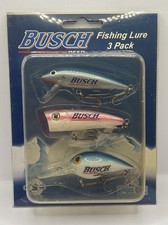 Busch Limited Edition Collector's 3 Piece Fishing Lure Set 2008 NOS New Sealed