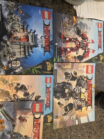 Lot of Lego Ninjago Instruction Manuals For 7 Sets 70615 70617 70616 70632 70613