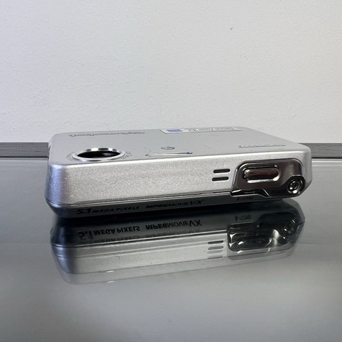 Sony Cyber-shot DSC-T3 5.1MP Digital Camera Silver TESTED - Picture 5 of 12