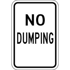 Lyle Dl-032-12Ha Traffic Sign, 18 In H, 12 In W, Aluminum, Vertical Rectangle,
