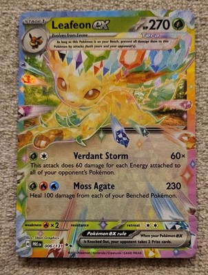 Leafeon ex 006/131 Sv: Prismatic Evolutions Holo