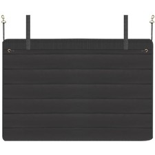 Large 38"x25" Rear Bumper Guard for Cars, Foldable Trunk Mat Protector -