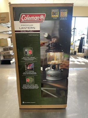 #ad #ad Coleman Dual Fuel 2 Mantle Camp Lantern Hunting w Box amp; Funnel Filter 05 12 VG $75.00