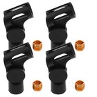  4pcs Microphone Holder For Stand - Microphone Clip Holder With Nut Adapters -