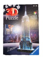 Ravensburger 3D Puzzle Empire State Building Bei Nacht 228 Teile Neu Ovp Led
