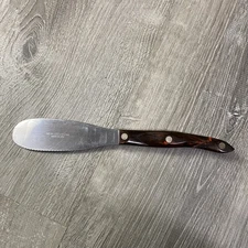 CUTCO 1768 5" Serrated Sandwich Spreader Knife Stainless Steel Brown Handle🔥
