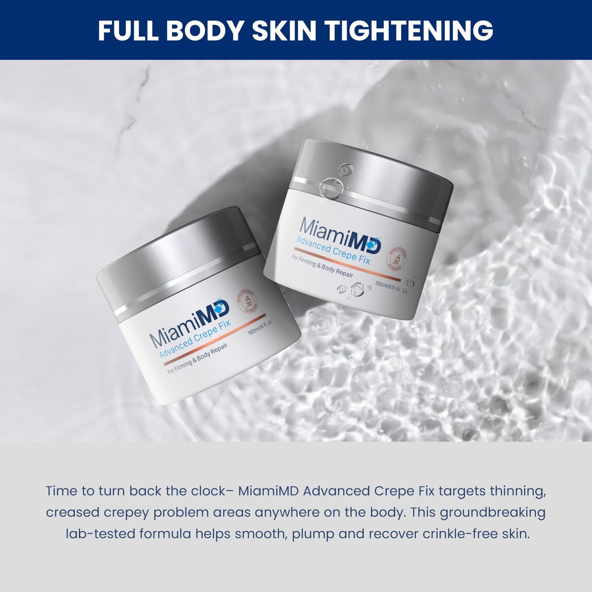 Miami MD Advanced Crepe Fix - Anti Aging Tightening Firming Cream