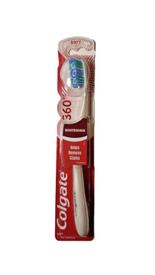 6 Pack Colgate 360 Optic White Toothbrushes ~ Soft Bristles ~ NEW