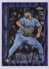2025 Topps Chrome Update Purple RayWave Refractor 51/250 Mason Fluharty 1r05
