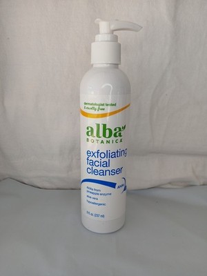 Alba Botanica Exfoliating Facial Cleanser, with Pineapple, 8 fl oz  New