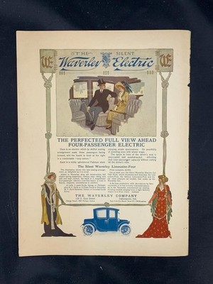 Magazine Ad - 1912 - Waverley Automobile Co., Indianapoolis, IN - Limousine-Four