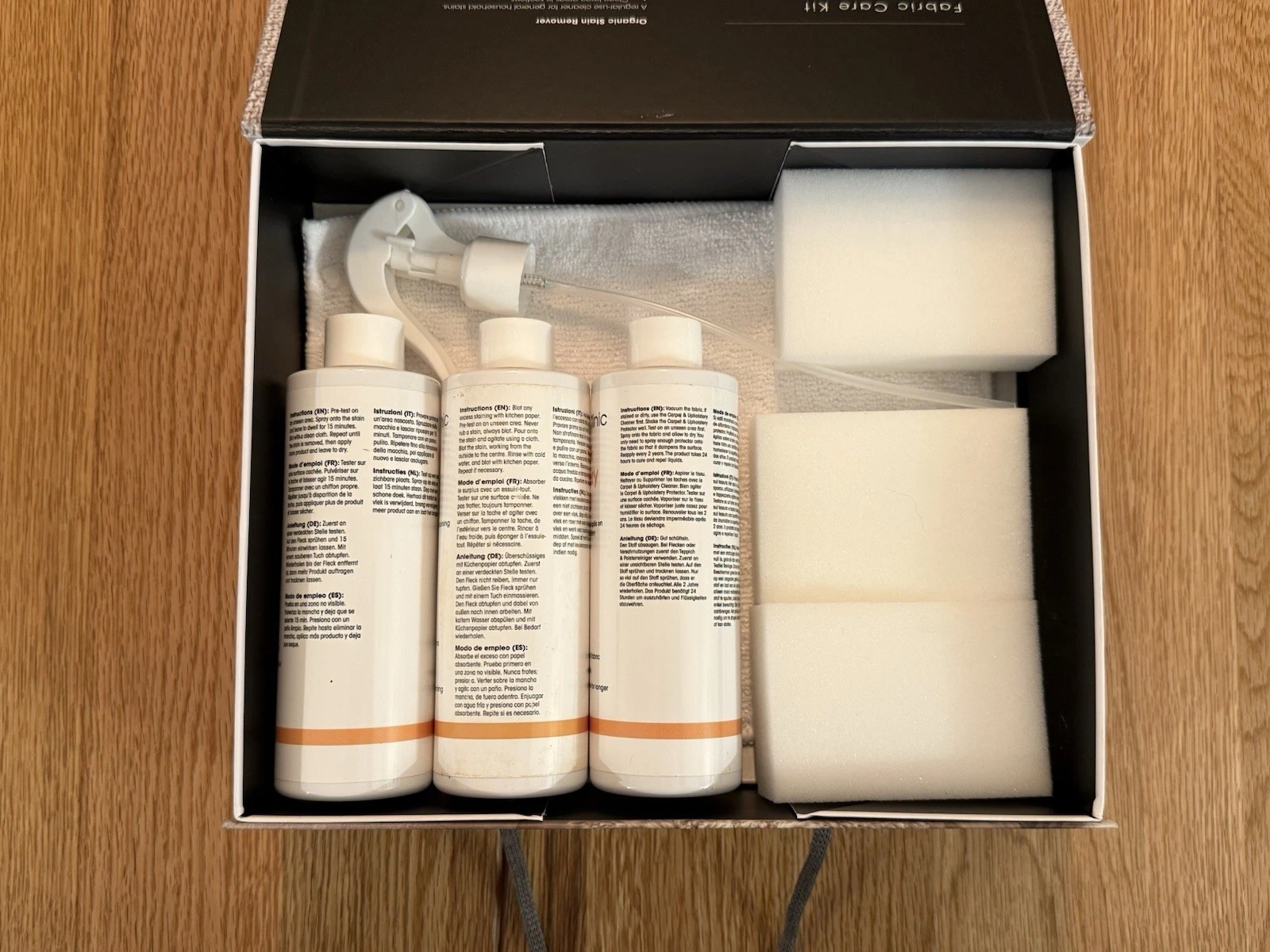 Furniture Clinic Fabric Care Kit Protector Stain Remover Cloth - Brand New Boxed 4
