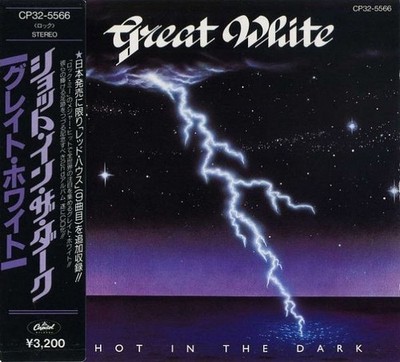 Great White    Shot In The Dark  CD  JAPAN OBI  1st press RARE CP32-5566