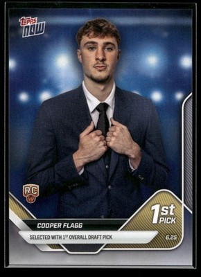 2025 Topps Now Basketball Cooper Flagg ROOKIE CARD SP Dallas 