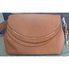 LC Lauren Conrad Blair crossbody bag- 10"x7" excellent condition- saddle brown