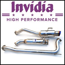 Invidia 06 Civic Si 2dr Only 70mm Racing Titanium Tip Cat-back Exhaust Invidia 06 Civic Si 2dr Only 70mm Racing Titanium Tip Cat-back Exhaust